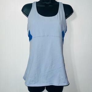 Athleta Start Up Strappy Crisscross Back Athletic Workout Sporty Tank Top Size M